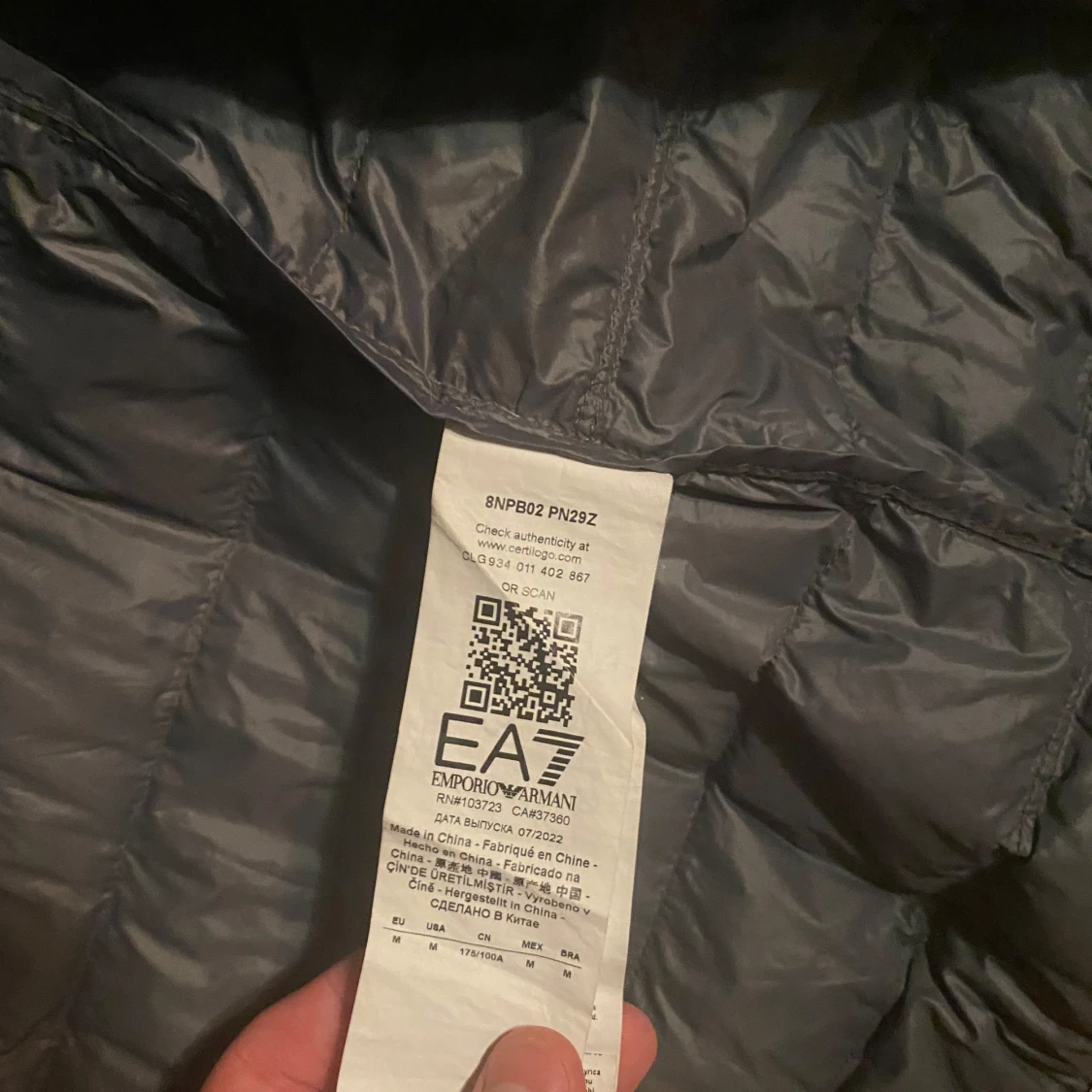 Ea7 dun jacka - 91