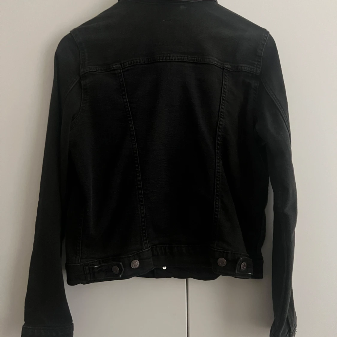 Levis svart jeansjacka - 4