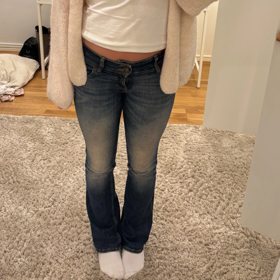 Lågmidjade bershka jeans