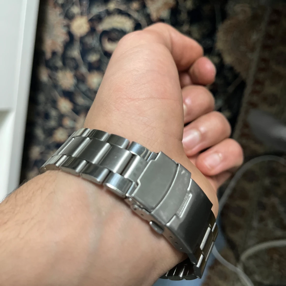 Svart och silver klocka från Seiko - 2