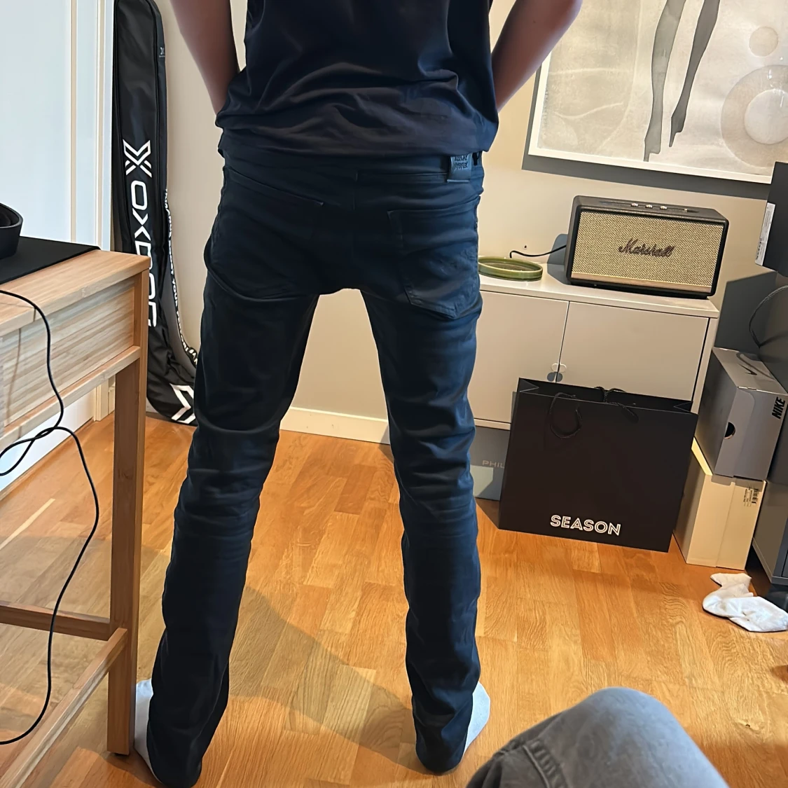 Svarta jeans från Replay Hyperflex - 3