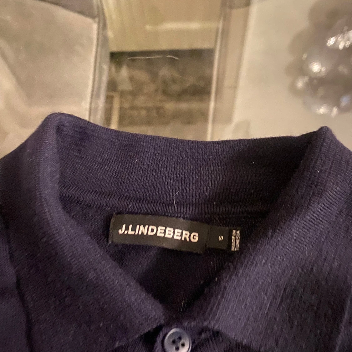 J Lindberg Kashmir långpolo (mörkblå) - 90