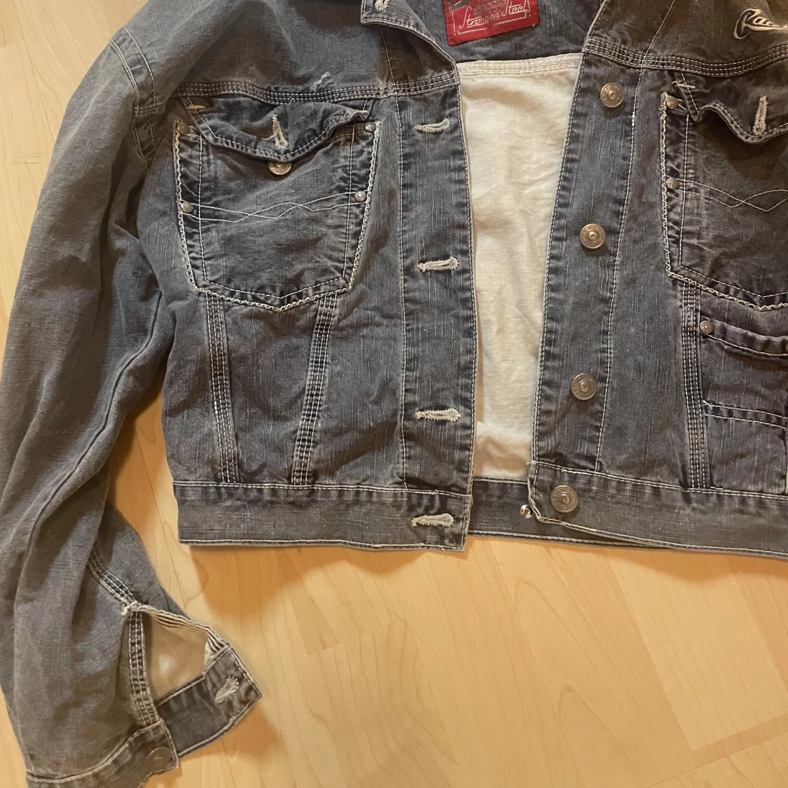 Grå jeans jacka - 93