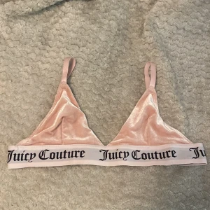 Juicy couture bh - Säljer då den tyvär är för liten. Skulle säga att den passar någon med A till B kupa. Den är ej använd av mig men köptes second hand.
