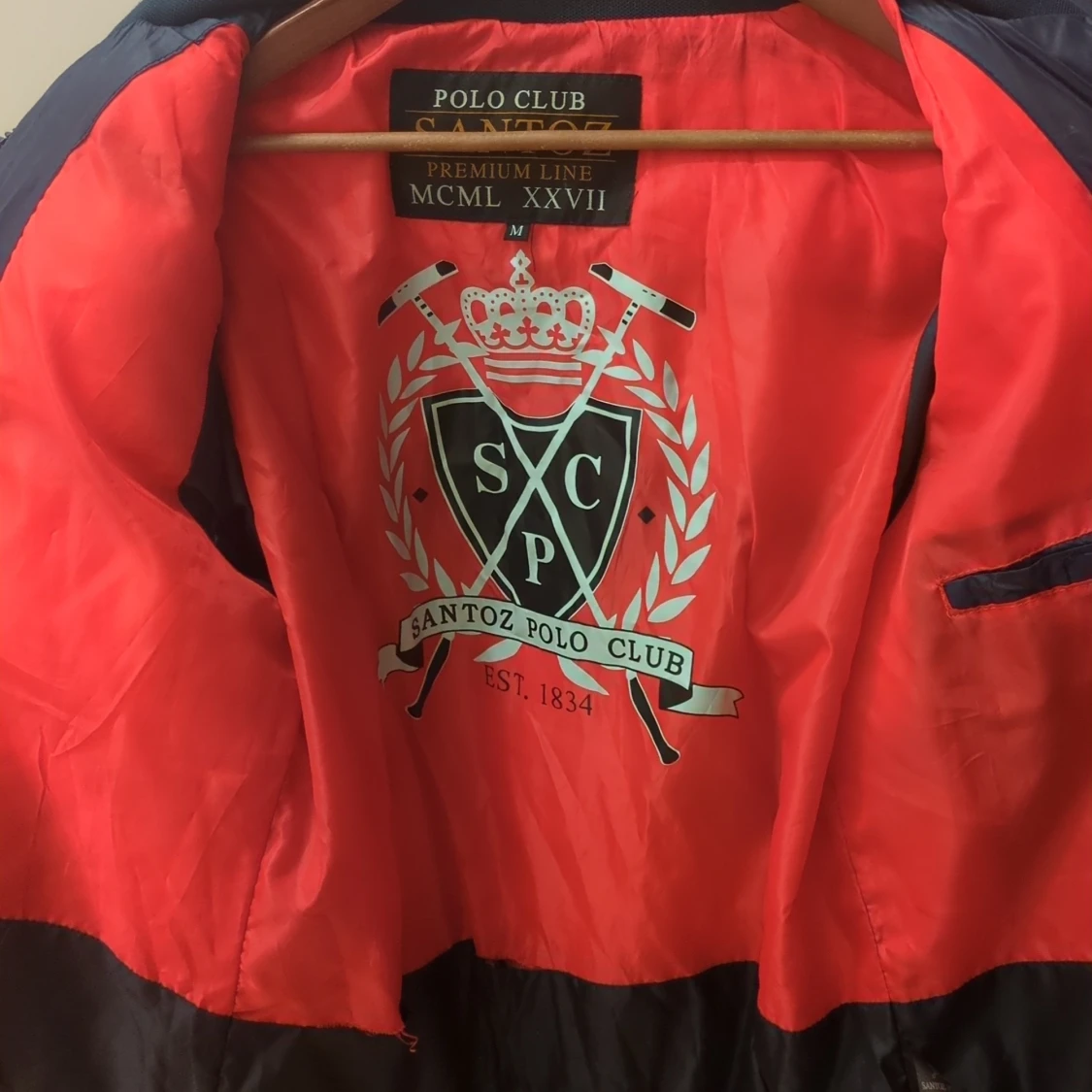 Navy pufferjacka från Santoz Polo Club - 91