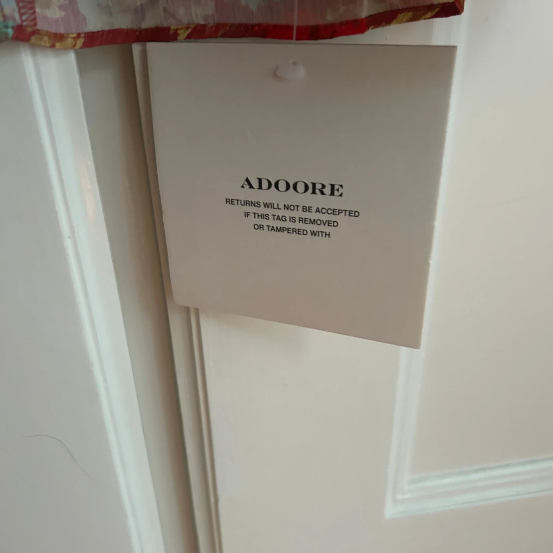 Röd blommig klänning från ADOORE - 90