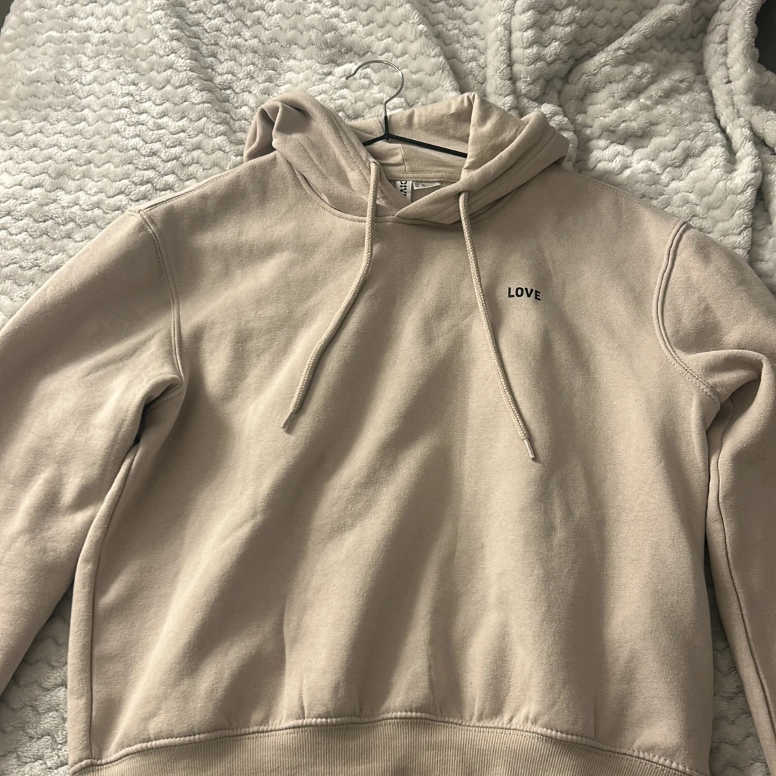 Beige hoodie