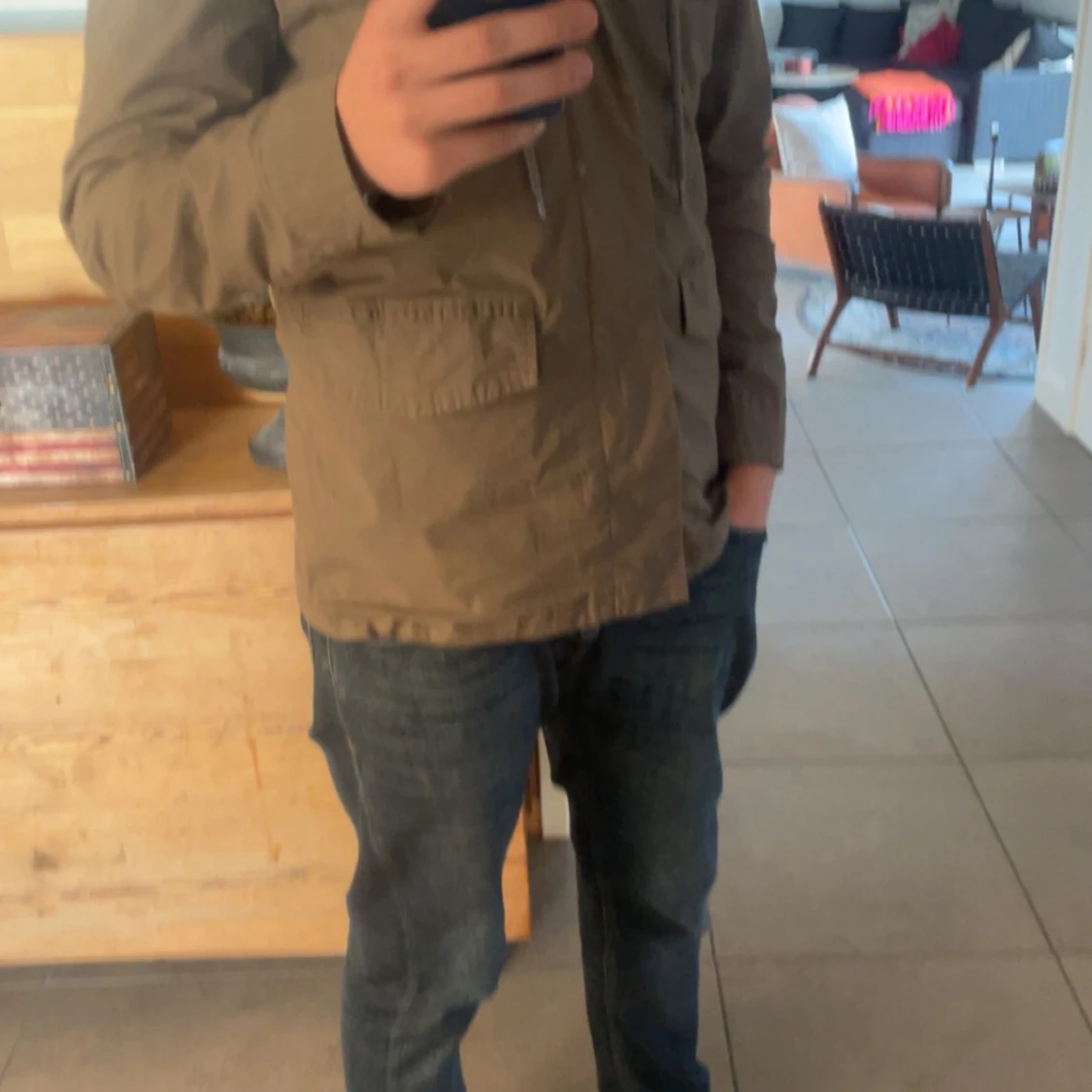 Grön/Beige jacka från John Henric - 1