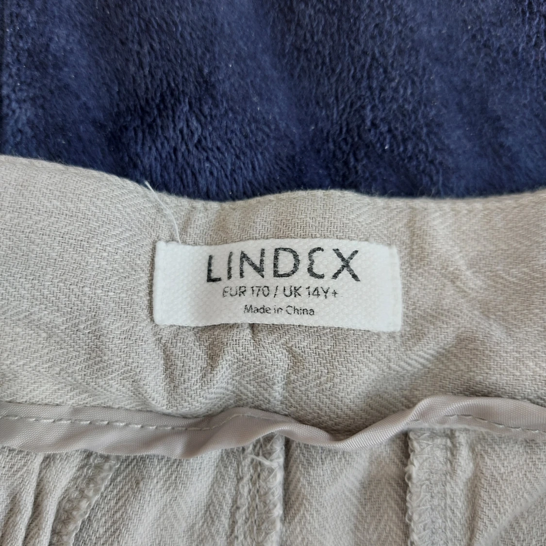 Beige linnebyxor från Lindex - 2