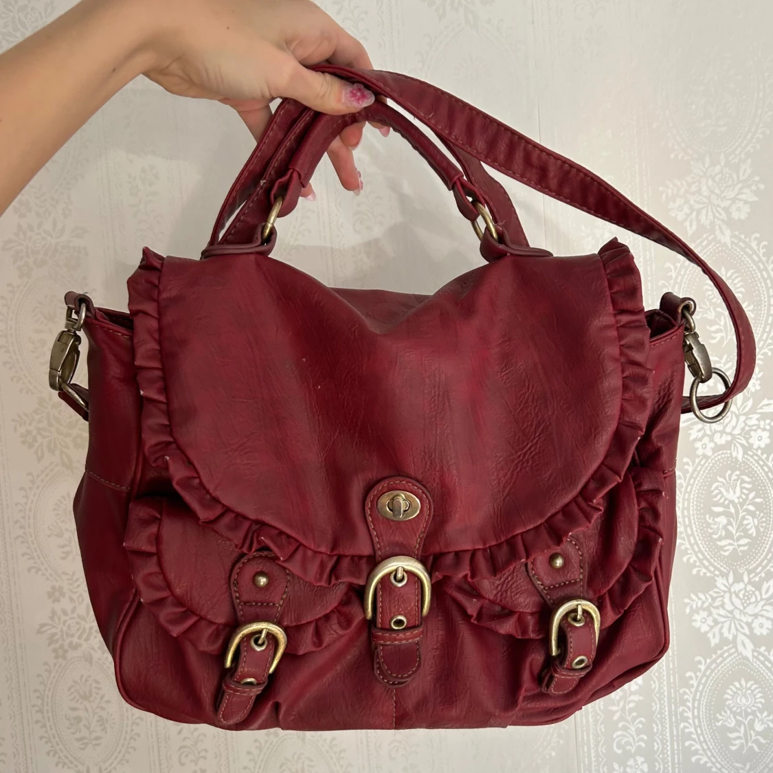 Vin röd väska - 90