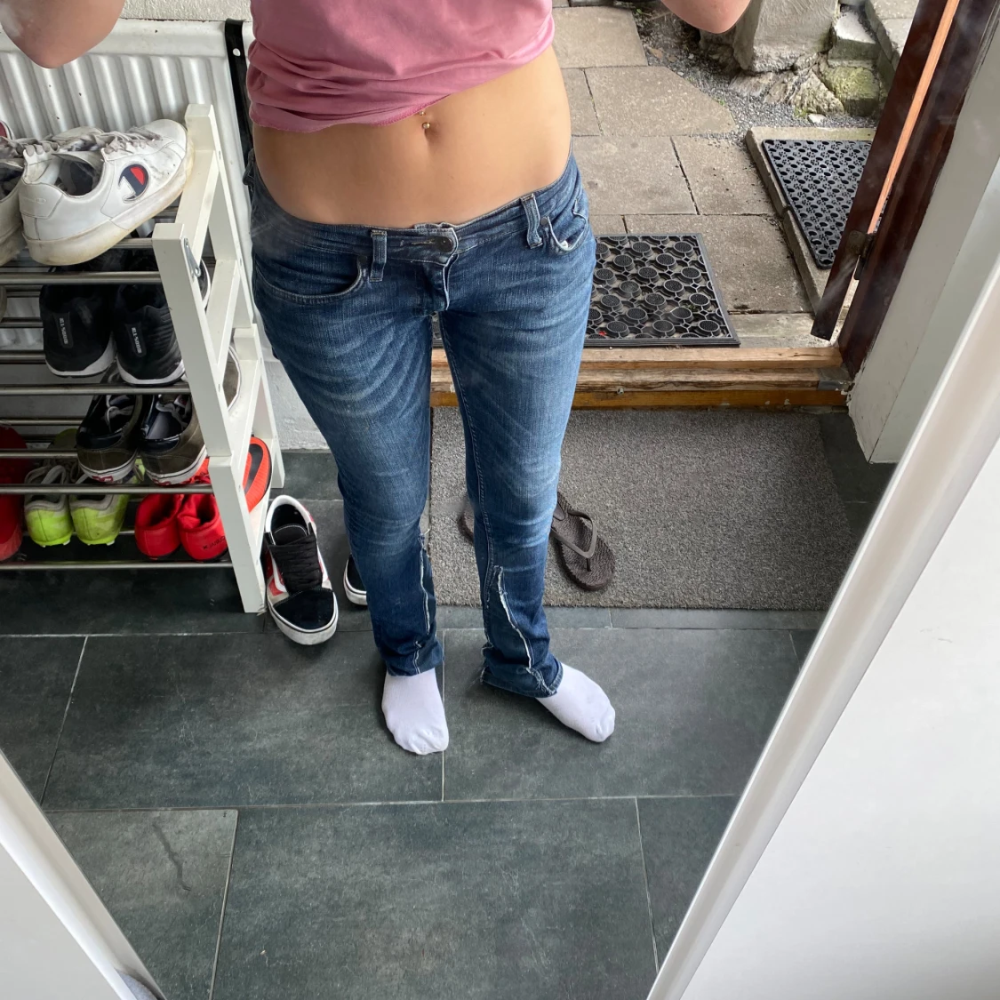 Lågmidjade jeans - 90