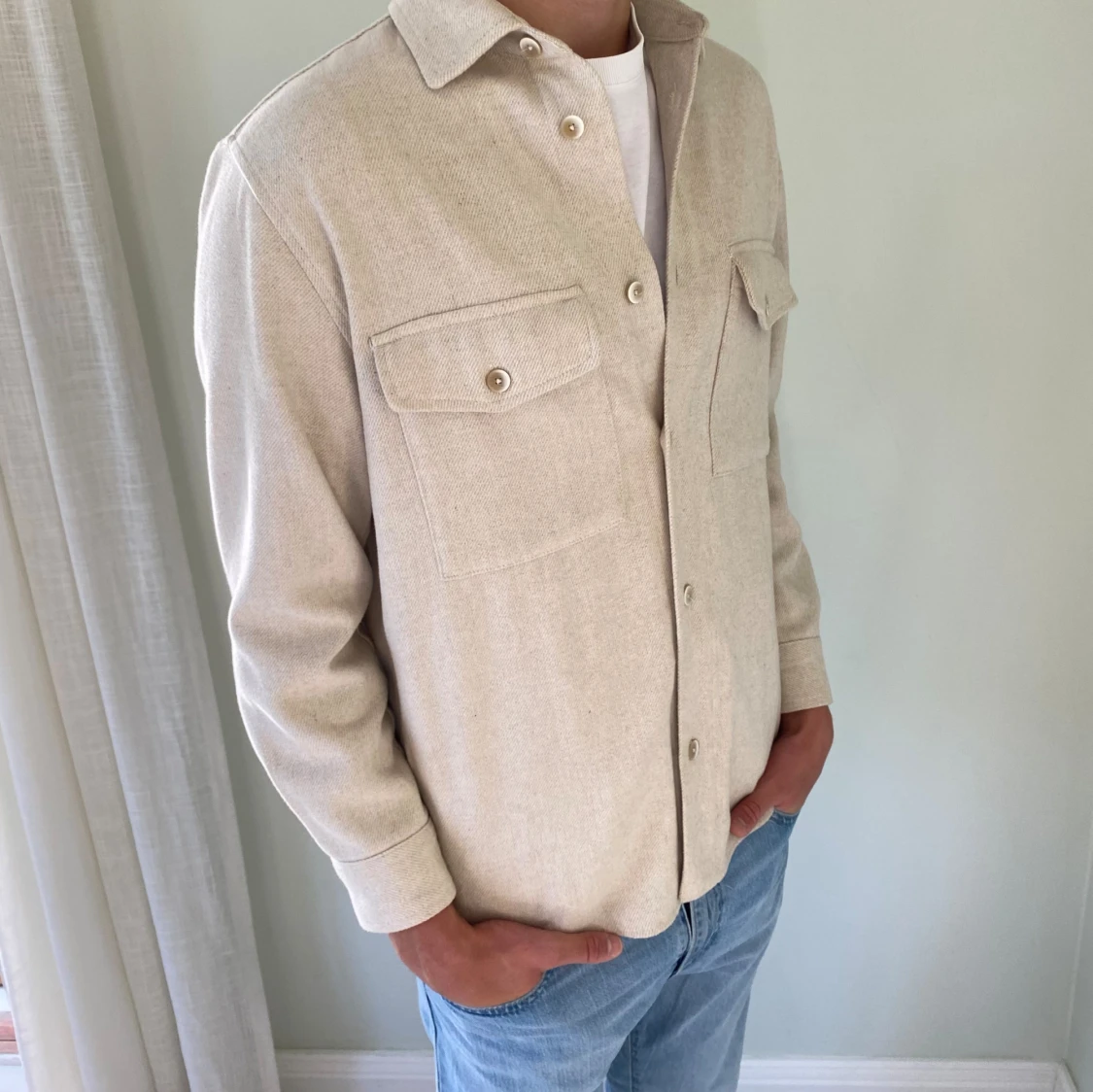 Beige overshirt  - 90