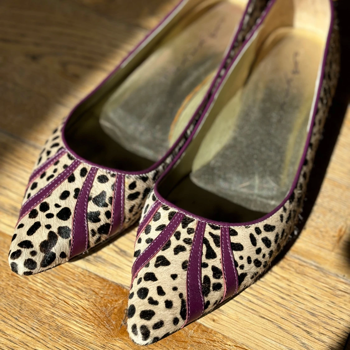 Leopard ballerinaskor - 90