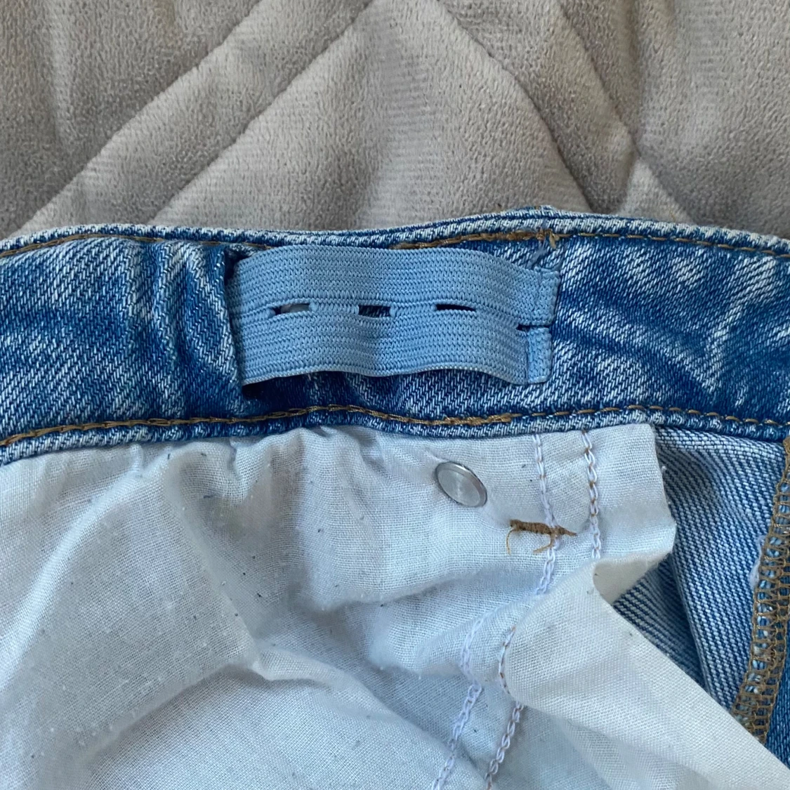 Blåa bootcut jeans  - 91