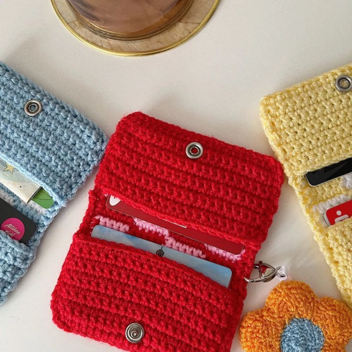 Virkad plånbok  - 90