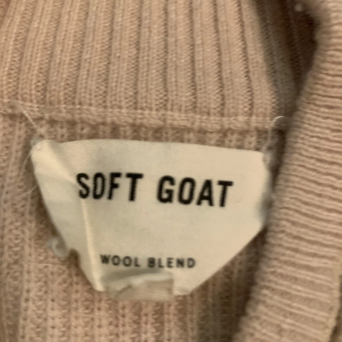 Soft goat tröja beige - 91