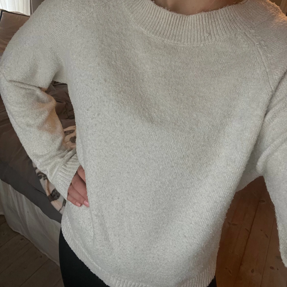 Mysig stickad tröja 