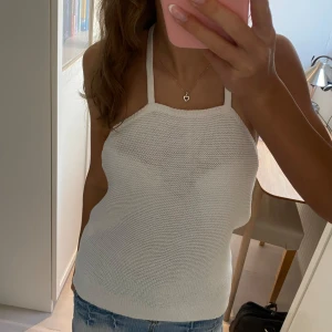 Virkad topp - Gullig halterneck topp🩷
