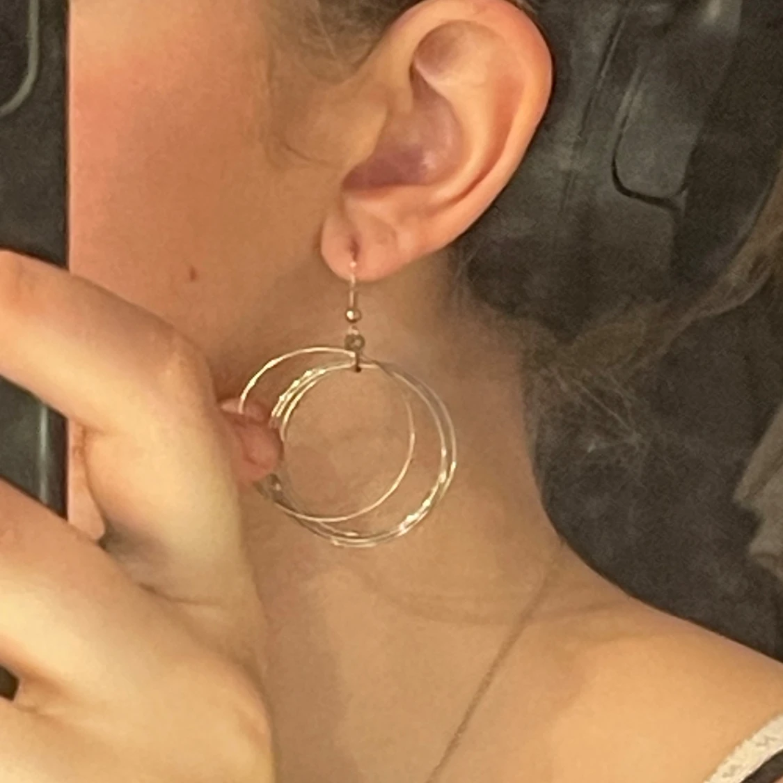 Jättefina silverörhängen⭐️ - 90