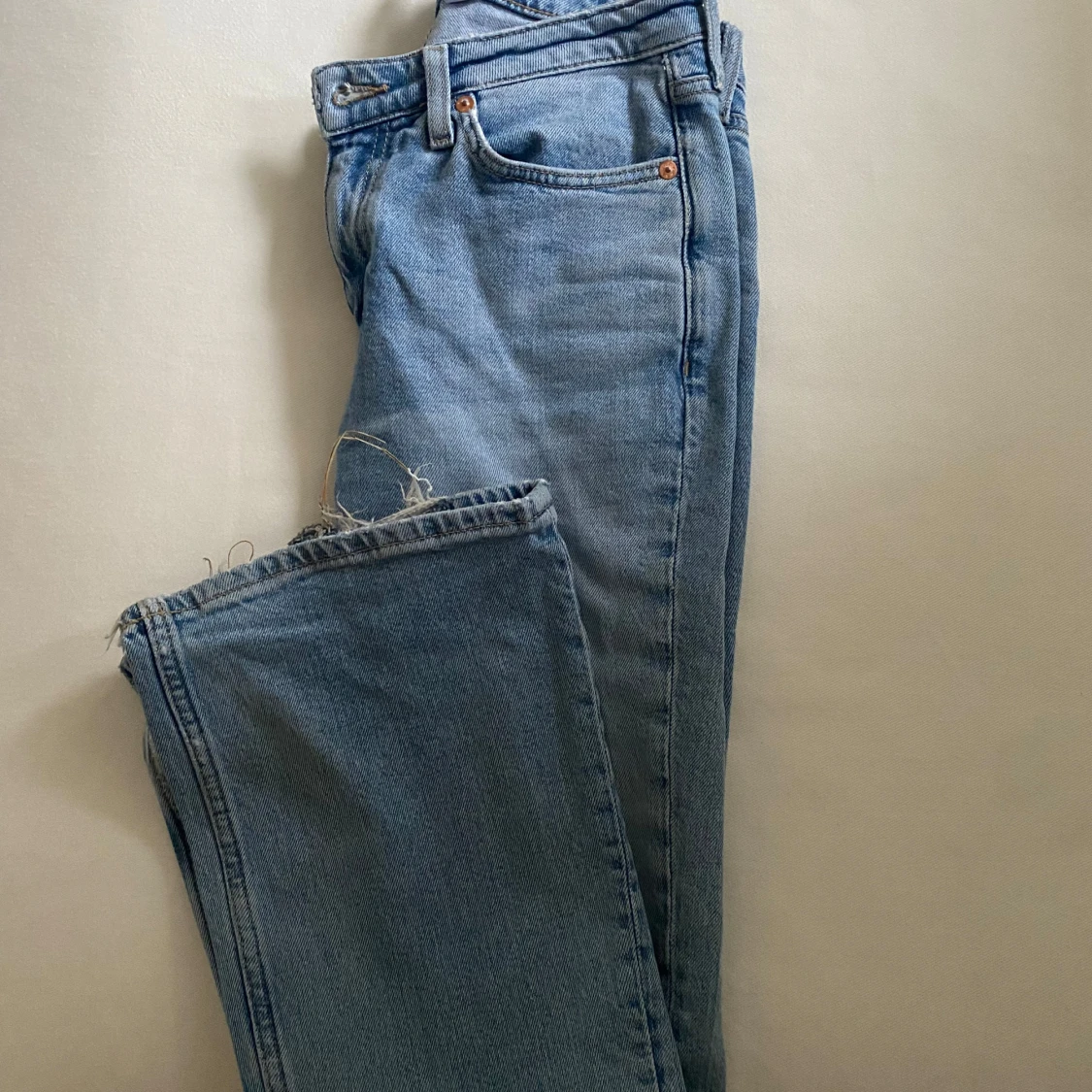 Blåa Bootcut jeans - 1