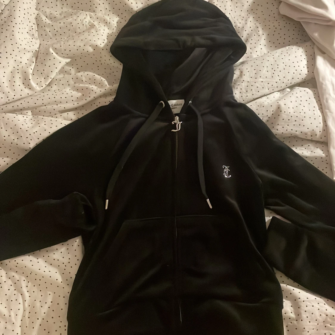 Svart hoodie från Juicy Couture