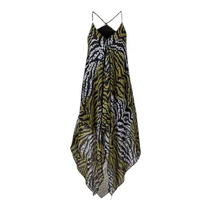 Zebra Animal Print strandklänning klänning långklänning strl S - Storlek S. Bra skick utan defekter.