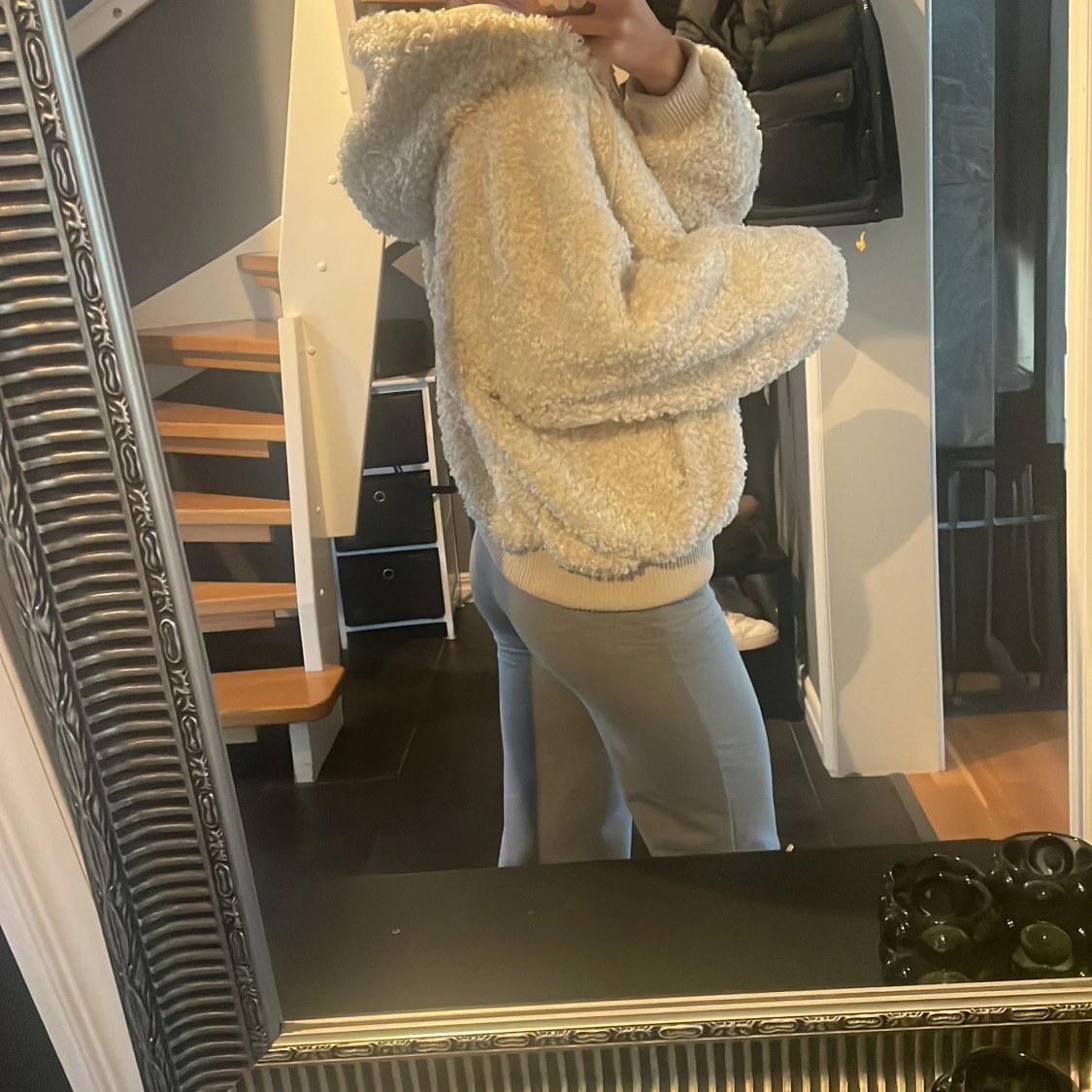 Vit teddyjacka från Zara - 1