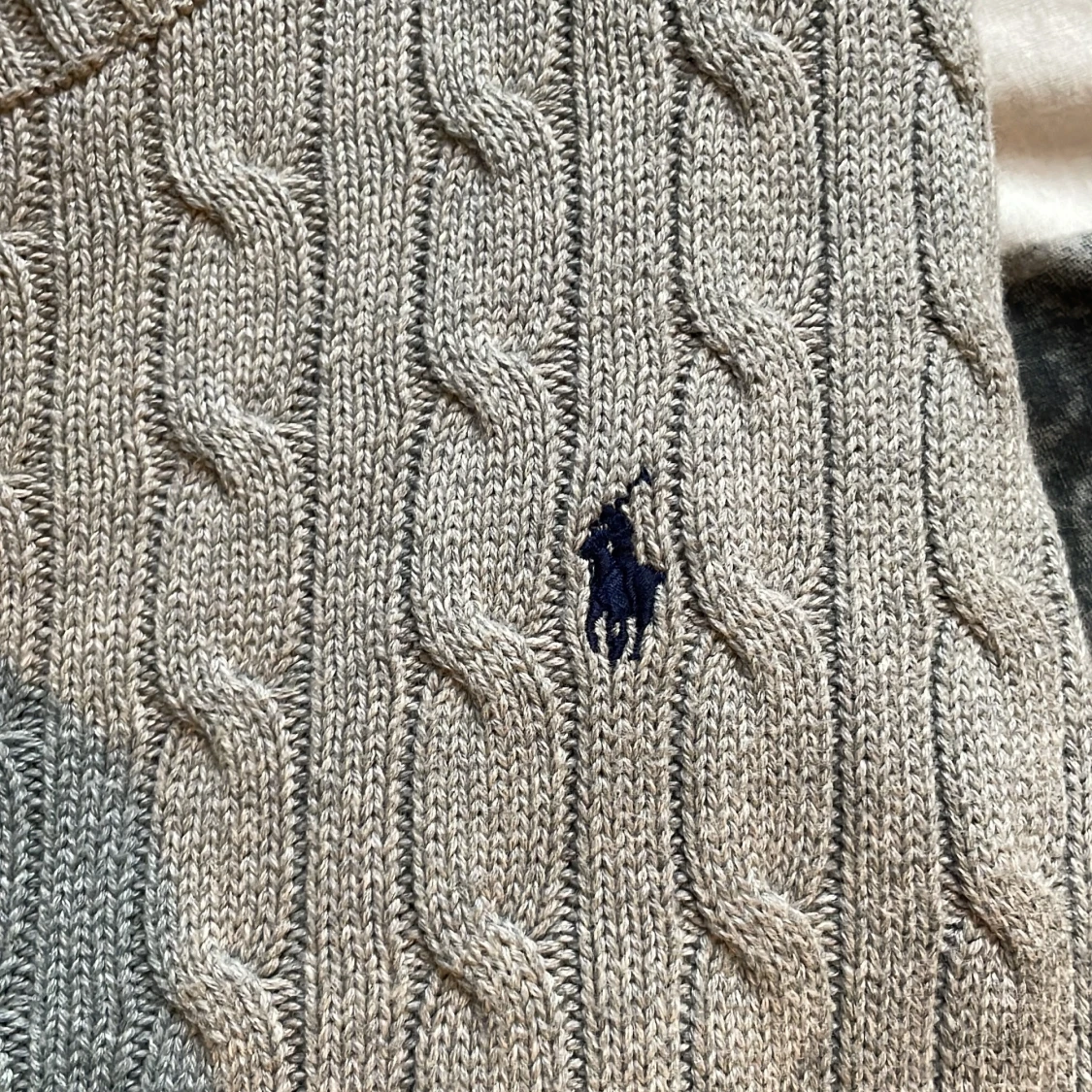 Grå stickad tröja från Polo Ralph Lauren - 3