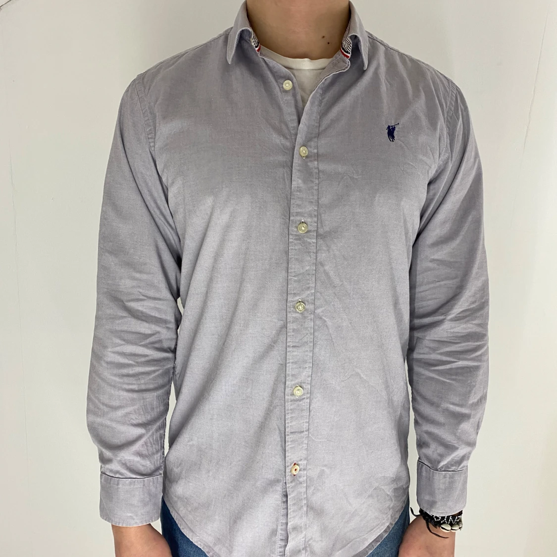 Grå skjorta från Ralph Lauren