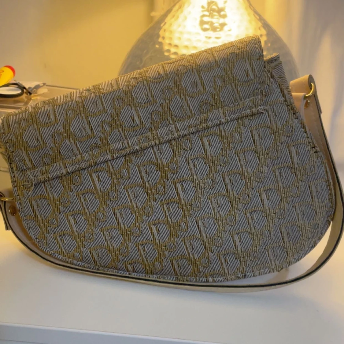 Beige axelväska  - 2