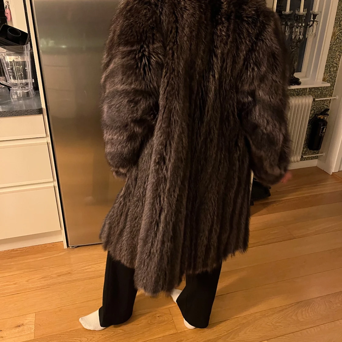 Brun pälsjacka - 91