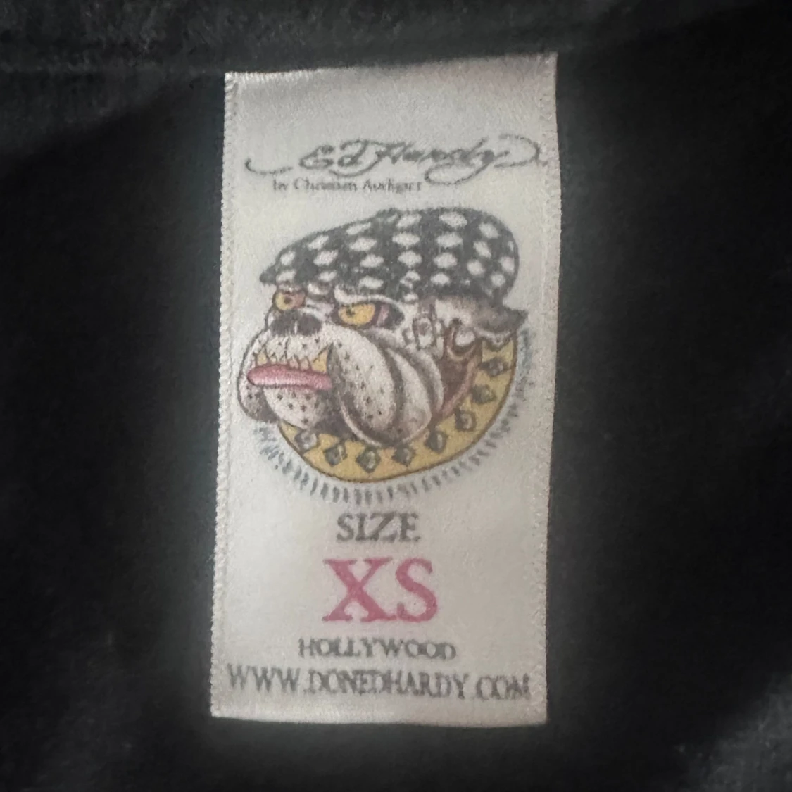 Svart Ed Hardy topp med tryck - 91