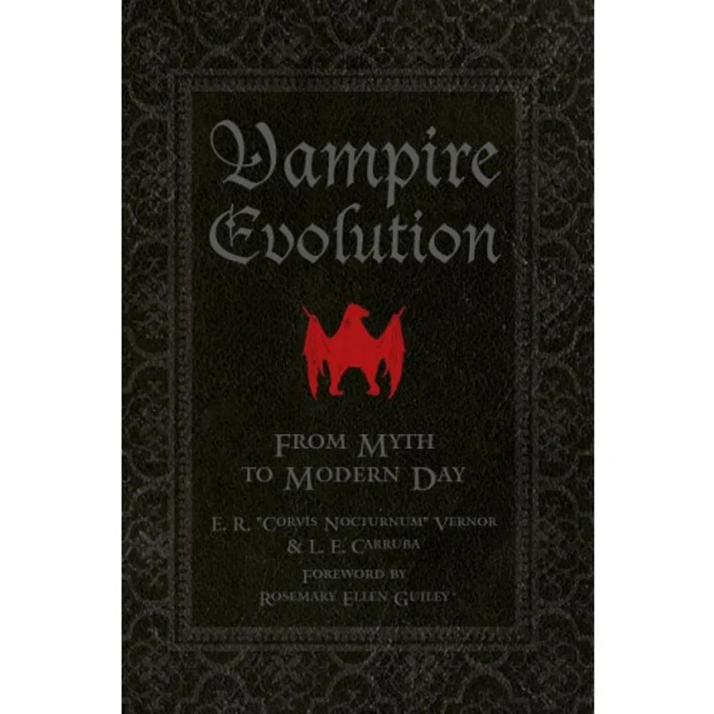 Vampires are beings of myth: folkloric creatures who live off the blood of the living and have been recorded in nearly every culture around the world since the beginning of man. This work traces the evolution of the vampire, from its roots in ancient mythology to obscure folk tales and legends, leading up to when these foul beings transformed into the suave Byronic heroes that continue to influence the world’s view of the vampire today. It also examines key individuals in history involved in reshaping our concept of the creature. Popular culture is explored, along with the development of the vampire into the protagonist in plays and poems and novels. Sixty-one frightening images bring the topic right to your front door. Will you invite the visitor in?    Format Inbunden   Omfång 144 sidor   Språk Engelska   Förlag Schiffer Publishing   Utgivningsdatum 2015-08-28   ISBN 9780764348419  . Böcker.