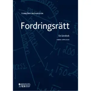 Denna bok är en grundläggande framställning av fordringsrätten. Den är skriven för juridikstuderande eller studenter på andra utbildningar som möter fordringsrätten för första gången, men den innehåller även sådant som kan vara till stöd för praktiskt verksamma jurister.Boken täcker bland annat ämnena fordringars uppkomst och upphörande, betalningar och kontantlösa betalningar, regressrätt, preskription, borgen, obehörig vinst, misstagsbetalning och tjänster utan uppdrag. Författaren redogör även för skuldebrevsrätten som en del av den allmänna fordringsrätten samt för elektroniska skuldebrev. De ofta komplicerade relationerna mellan parterna i ett fordringsförhållande illustreras med kommenterade skisser, och hänvisning till nyare och äldre rättspraxis sker löpande.     Format Häftad   Omfång 178 sidor   Språk Svenska   Förlag Norstedts Juridik AB   Utgivningsdatum 2020-12-14   ISBN 9789139209386  