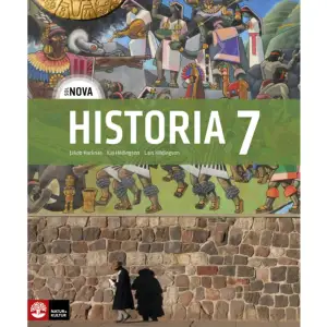 I SOL NOVA Historia får eleverna veta mer om hur vi människor och våra samhällen har förändrats genom historien. Läromedlet följer de långa utvecklingslinjerna i historien, till exempel makt, migration och levnadsvillkor. Eleverna får kunskaper om viktiga historiska händelser och personer samt många möjligheter att arbeta med dessa utifrån historiska källor och historiebruk. Röda tråden före respektive kapitel visar tidslinjer och tydliggör samband mellan tidsperioder. Historia 7 består av sex kapitel som sträcker sig från vår förhistoria, via civilisationers framväxt och antiken, till nya tidens världshandel och kolonialism. I varje kapitel finns övningar där eleverna får granska och tolka källmaterial samt resonera om historiebruk kopplat till den aktuella tidsperioden. Historia 8 fördjupar elevernas kunskaper om orsaker till och konsekvenser av historiska förändringar. Här får eleverna läsa om det amerikanska frihetskriget och den franska revolutionen, om industrialisering, europeisk nationalism och imperialism samt det första världskriget. Även här får eleverna möta källmaterial och analysera historiebruk kopplat till tidsperioden. Historia 9 behandlar mellankrigstiden, andra världskriget, efterkrigstiden med kalla kriget, demokratiseringen och framväxten av det svenska välfärdssamhället samt nya utmaningar i en globaliserad värld. Genom begreppen kontinuitet och förändring får eleverna läsa om de långa utvecklingslinjerna i historien och även blicka mot framtiden. Precis som tidigare finns övningar i källor och historiebruk kopplat till varje kapitel och tidsperiod.    Format Häftad   Omfång 176 sidor   Språk Svenska   Förlag Natur & Kultur Läromedel och Akademi   Utgivningsdatum 2020-08-05   Medverkande Kaj Hildingson   Medverkande Lars Hildingson   ISBN 9789127450141  