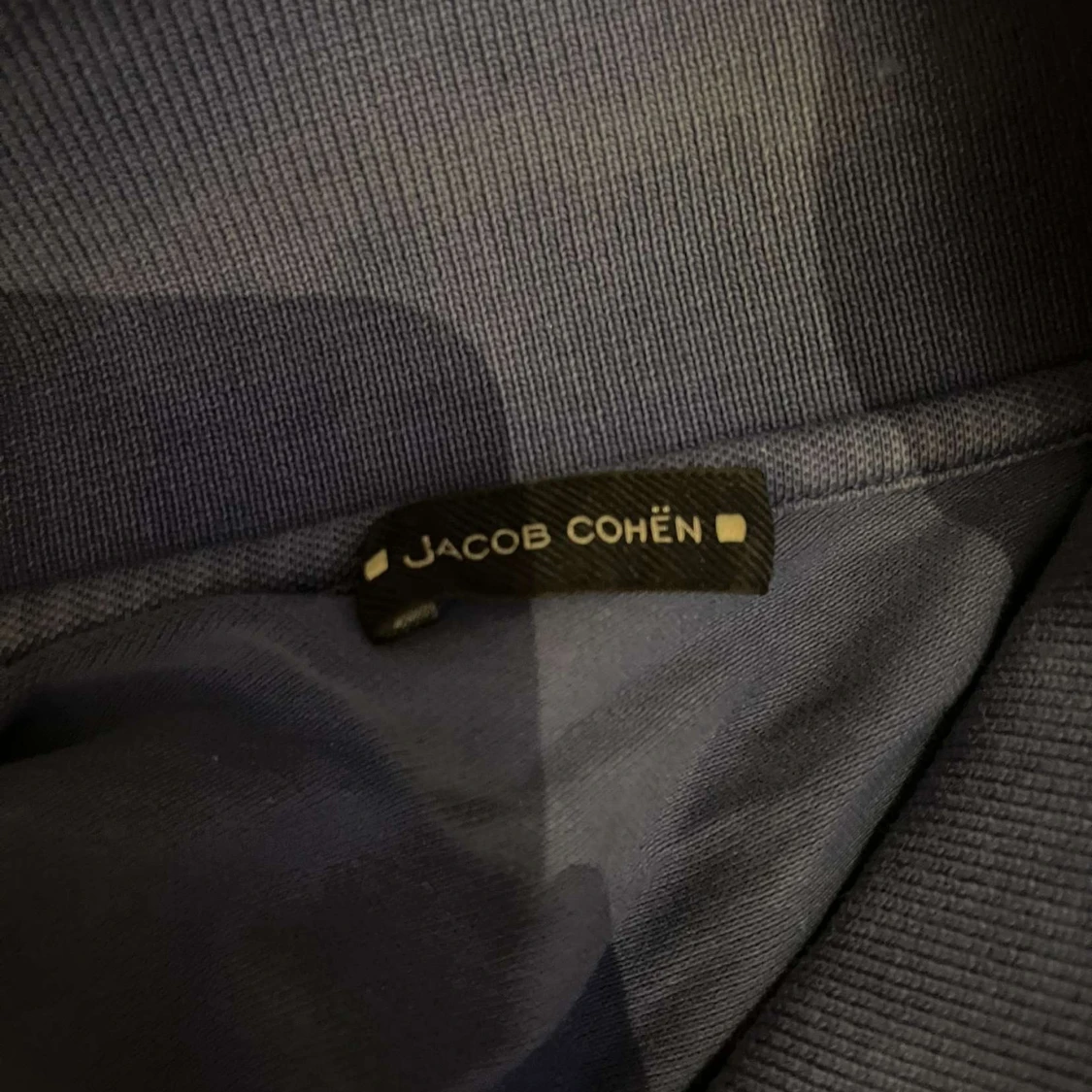 Mörkblå pikétröja från Jacob Cohën - 90
