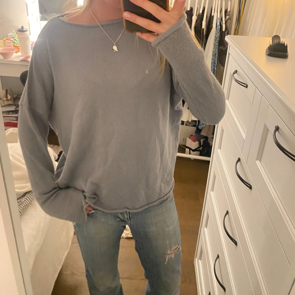 Grå tröja - 90