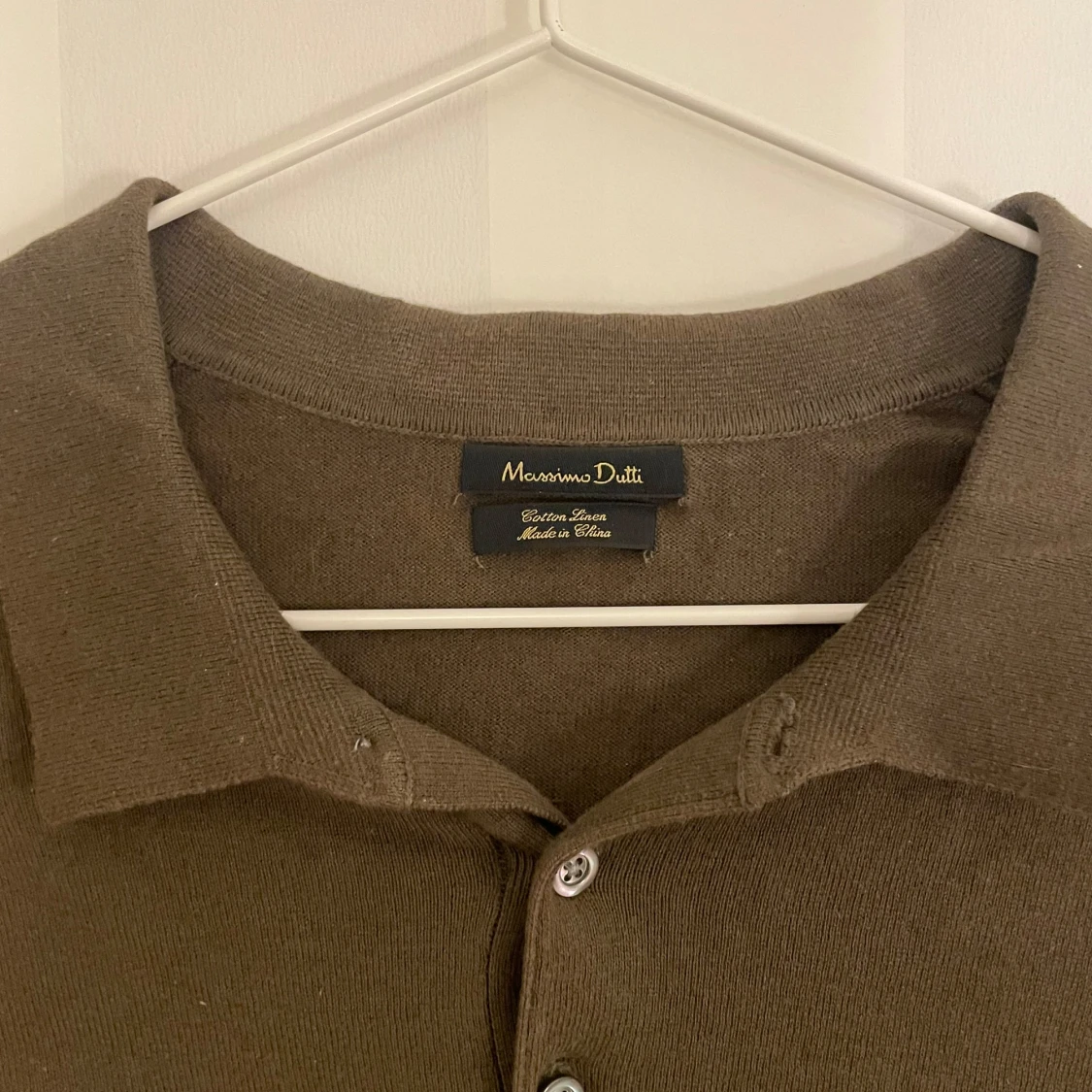 Brun pikétröja från Massimo Dutti - 90