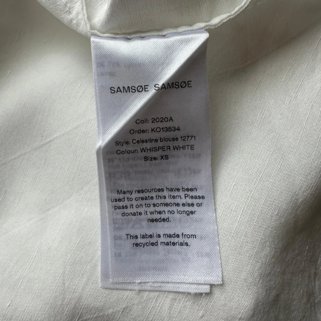 Vit blus från Samsøe Samsøe - 4