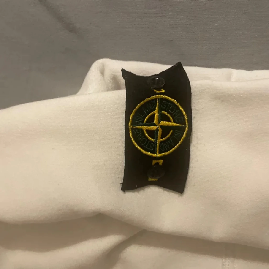 Vit hoodie från Stone Island - 1