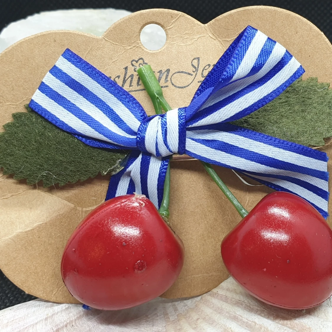 2 Hårspännen Körsbär - 92