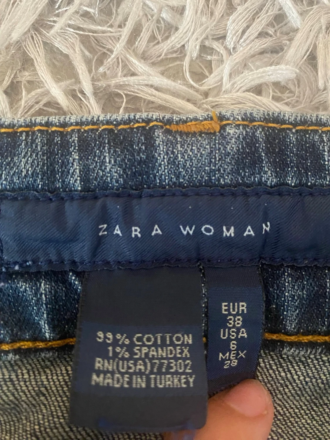 vintage jeans kjol  - 2