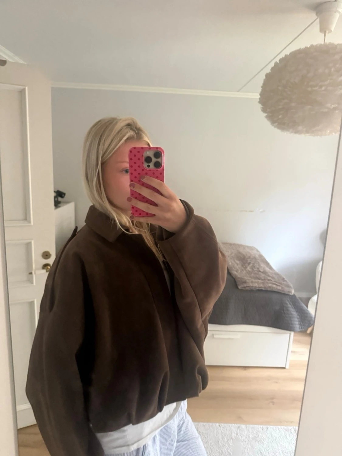 Brun oversized mockajacka - 2