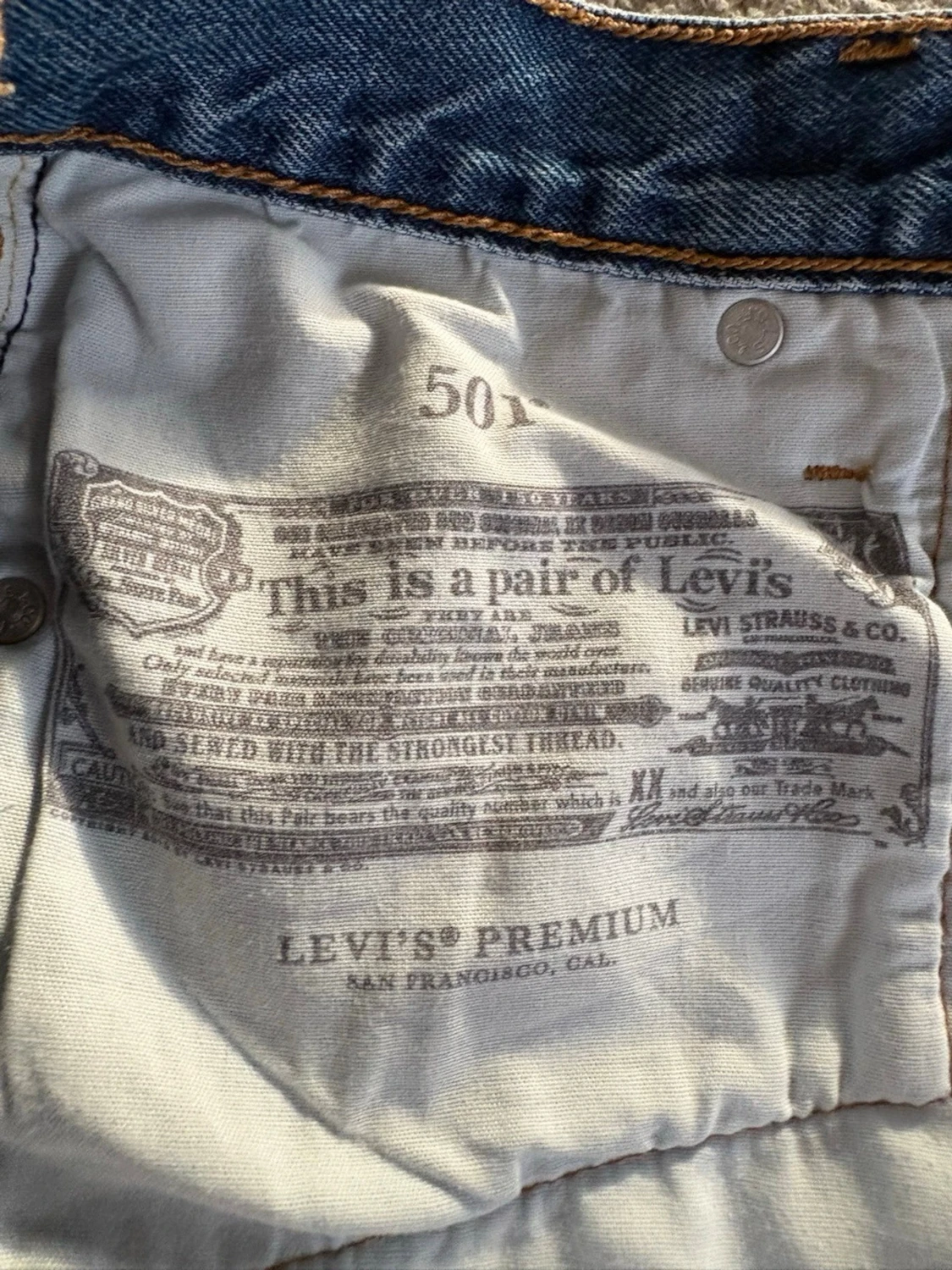 Levi’s 501 ljusblå  - 5