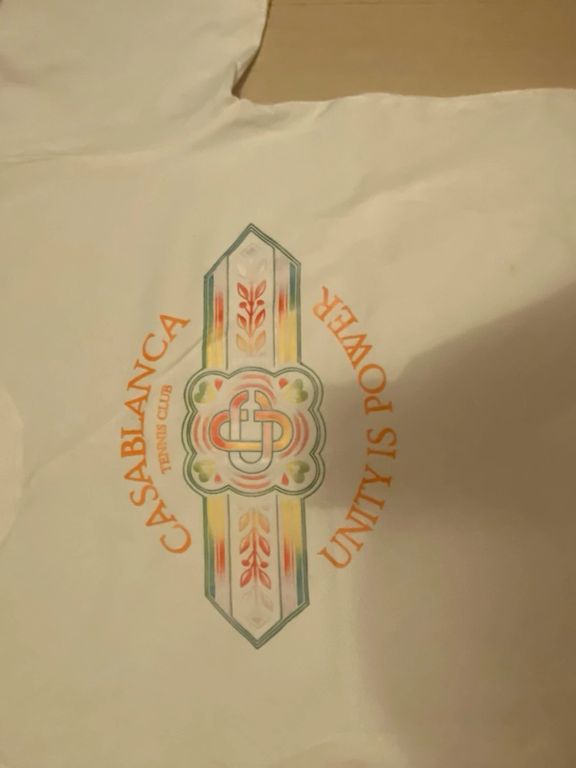 Vit Casablanca t-shirt med tryck - 3