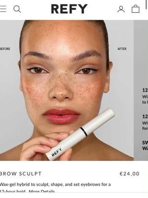 REFY Brow Sculpt - Refy Brow sculpt i clear, inköpt från refys hemsida för någon månad sedan och testad vid ett tillfälle, kommer i originalförpackning.