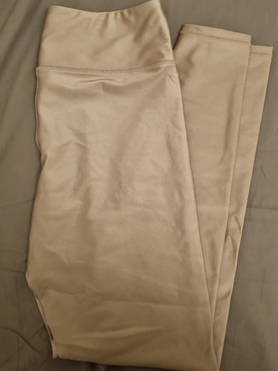 Beige leggings från H&M Move - 2