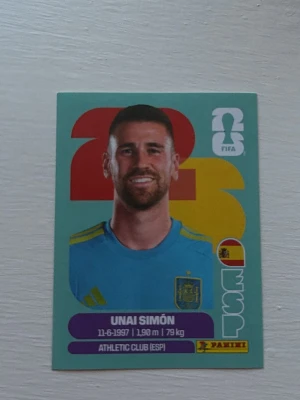 Unai Simón FIFA Panini sticker - Säljer Unai Simón FIFA Panini sticker från detta VM 2026 en av vinnarna detta VM🤍⚽️🇪🇸🥇