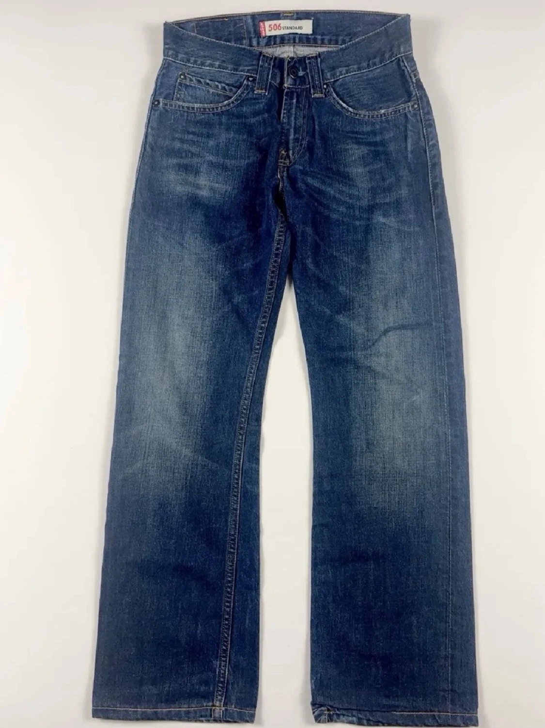 Levi’s 506 Standard Jeans Mörkblå Denim Vintage - 2