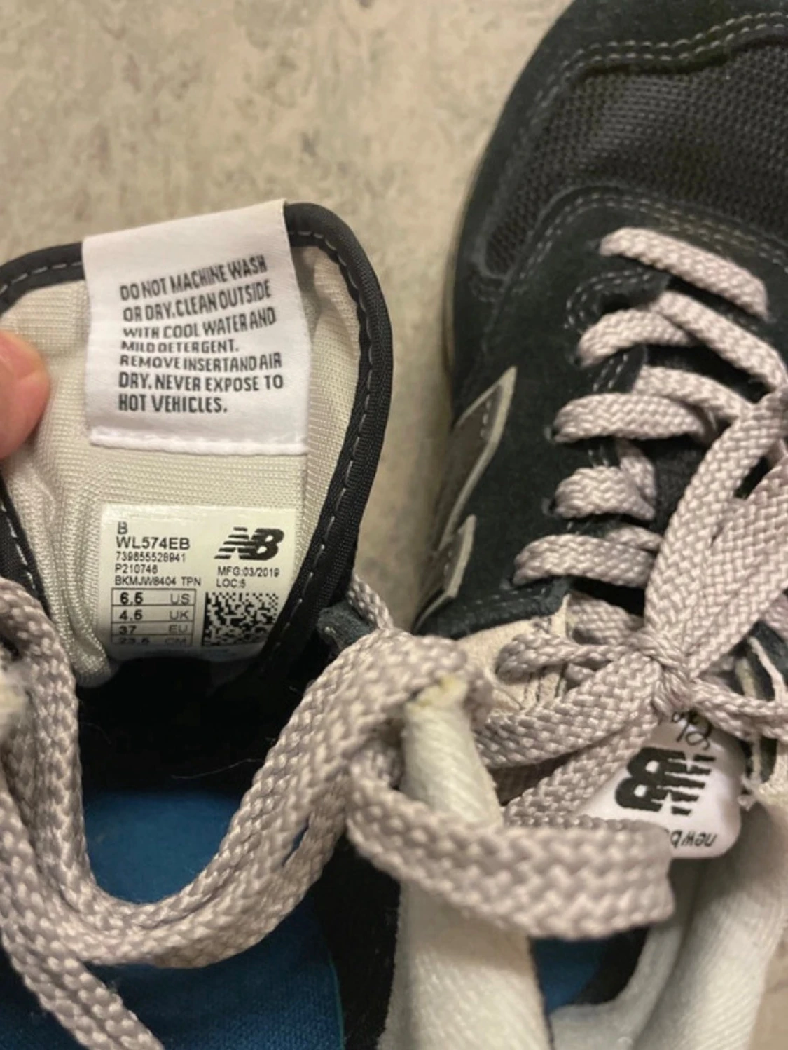 New Balance 574 svarta sneakers - 5